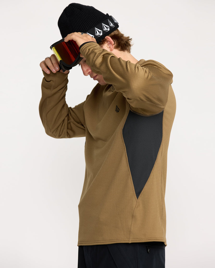Gridlock Fleece Sweatshirt - Bronze
