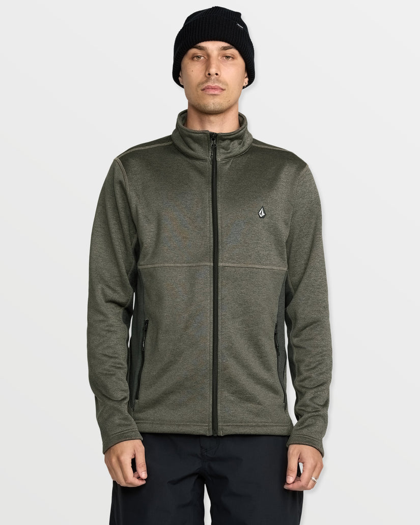 Snowbound Fleece Zip-Up Sweatshirt - Military