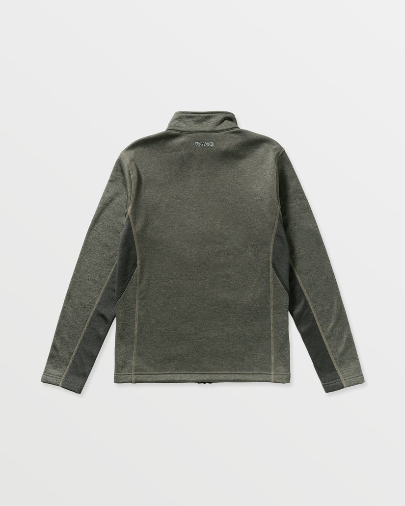 Snowbound Fleece Zip-Up Sweatshirt - Military