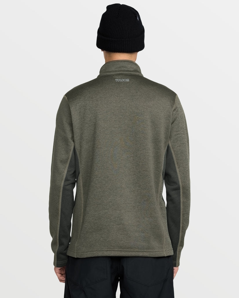 Snowbound Fleece Zip-Up Sweatshirt - Military