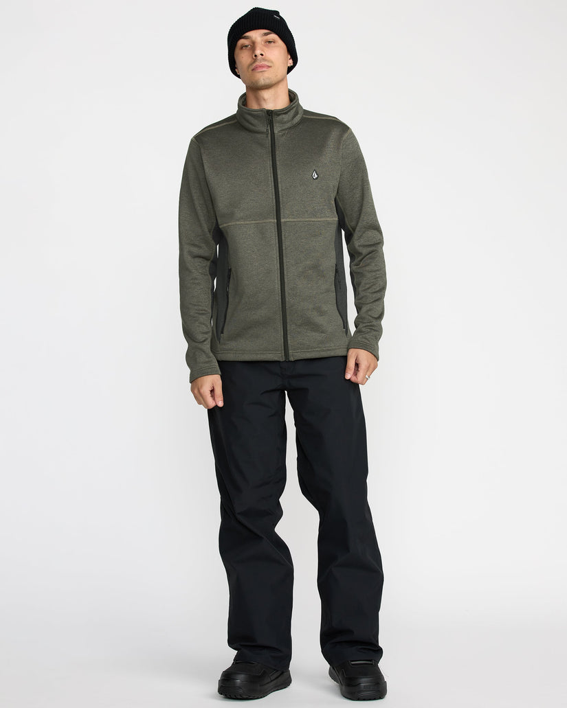 Snowbound Fleece Zip-Up Sweatshirt - Military