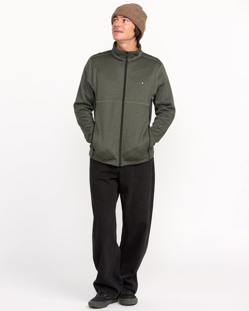 Snowbound Fleece Zip-Up Sweatshirt - Military