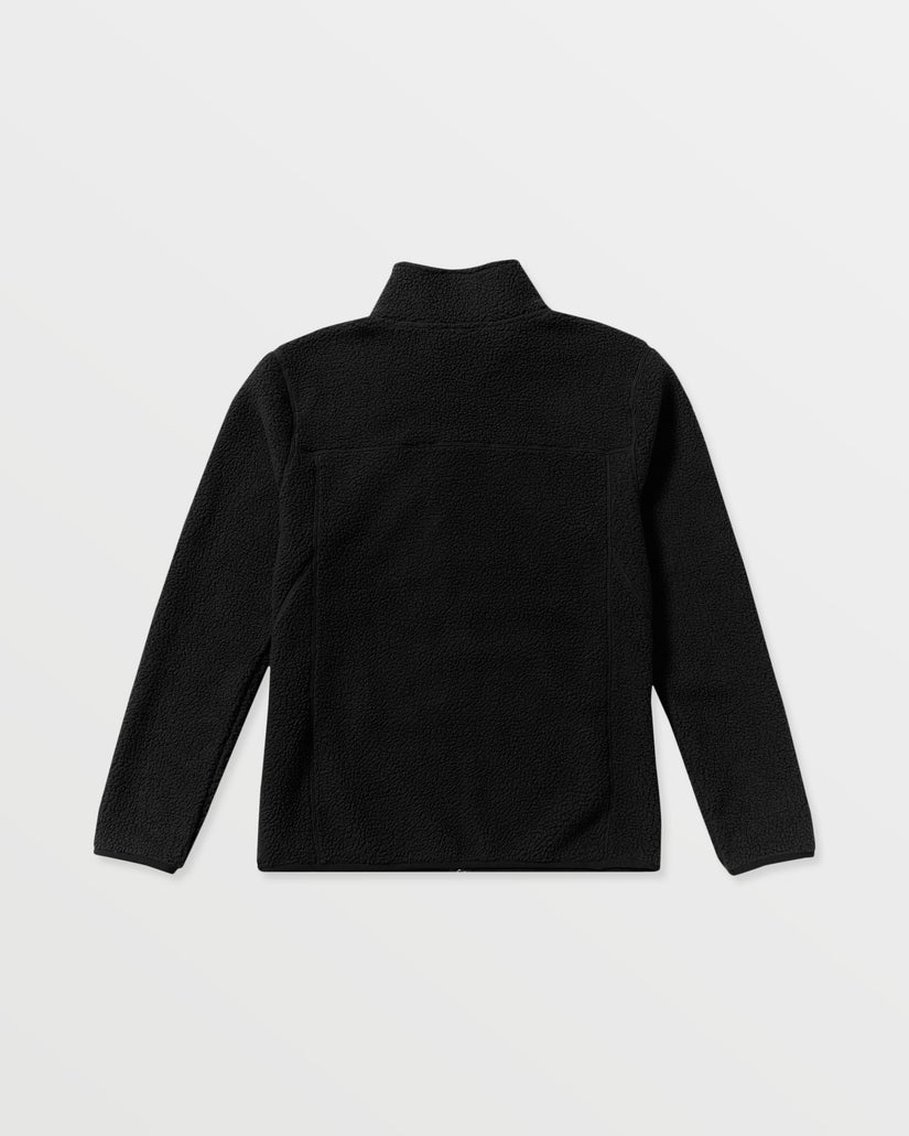 Nelson Sherpa Full Zip Jacke - Black