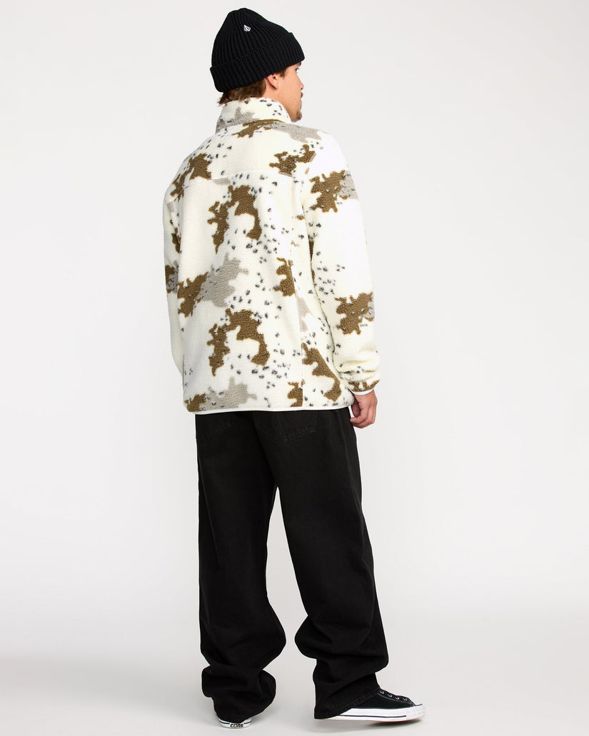 Nelson Sherpa Full Zip Jacke - White