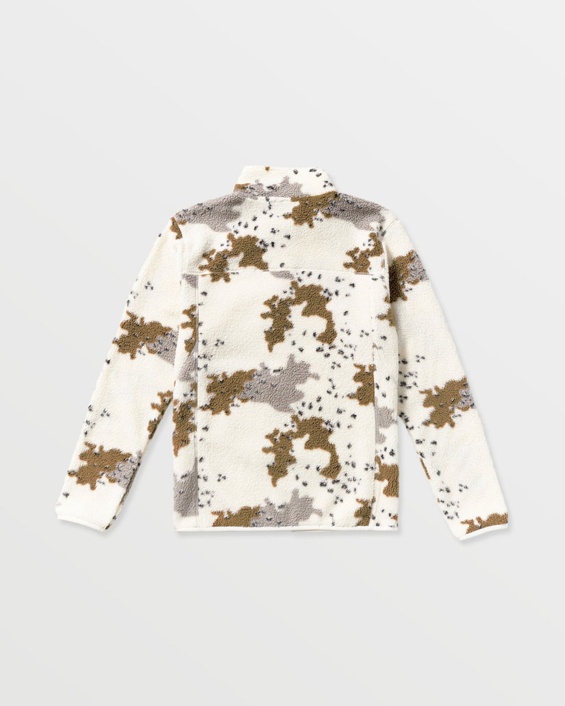 Nelson Sherpa Full Zip Jacke - White