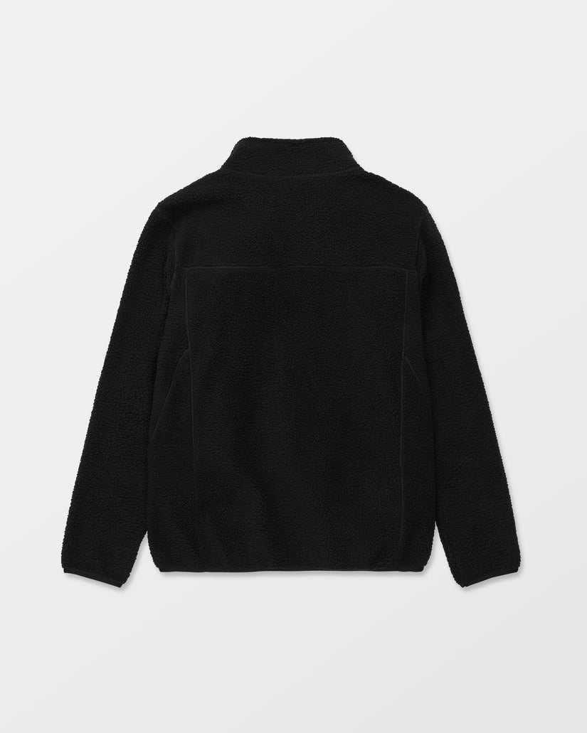 Nelson Sherpa Full Zip Jacke - Black