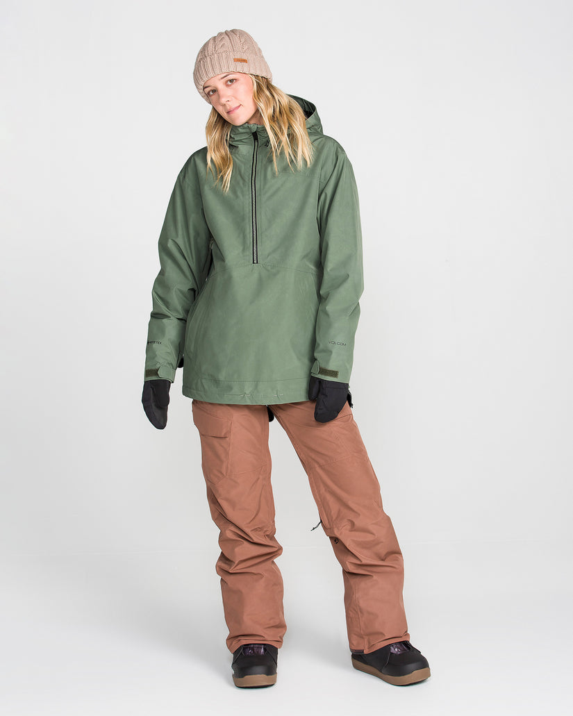 Rowan Insulated Gore-Tex Pullover Jacke - Light Green