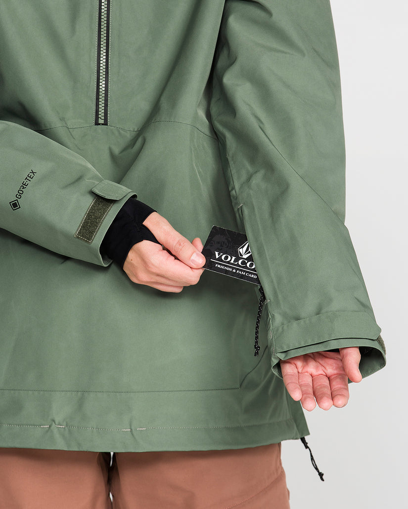 Rowan Insulated Gore-Tex Pullover Jacke - Light Green
