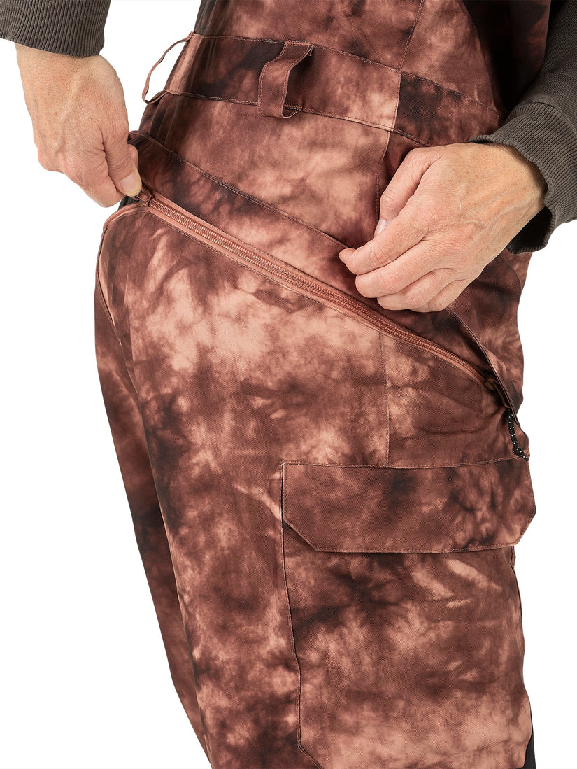 Creston 3Dstretch Latzhose - PINK SALT WASH