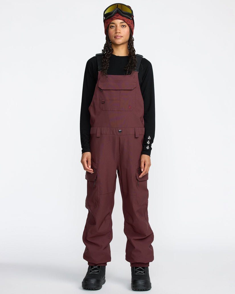 Creston 3D Stretch Latzhose - Oxblood
