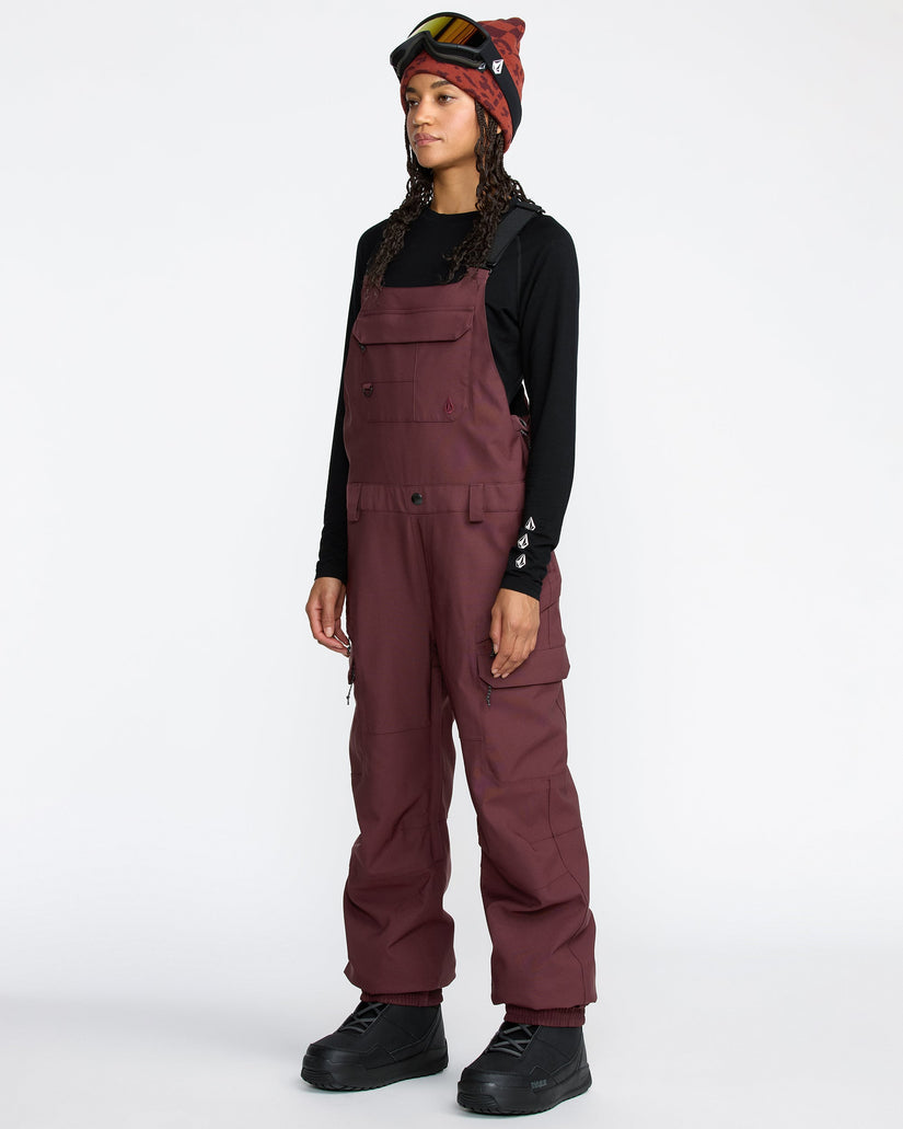 Creston 3D Stretch Latzhose - Oxblood
