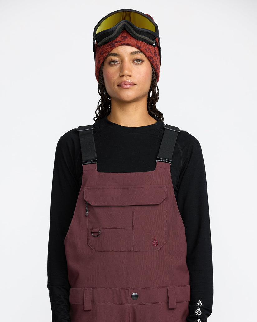 Creston 3D Stretch Latzhose - Oxblood