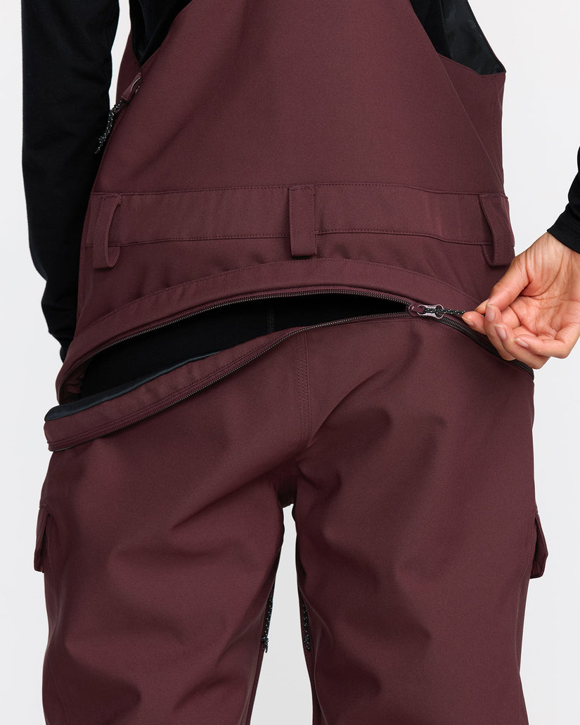 Creston 3D Stretch Latzhose - Oxblood