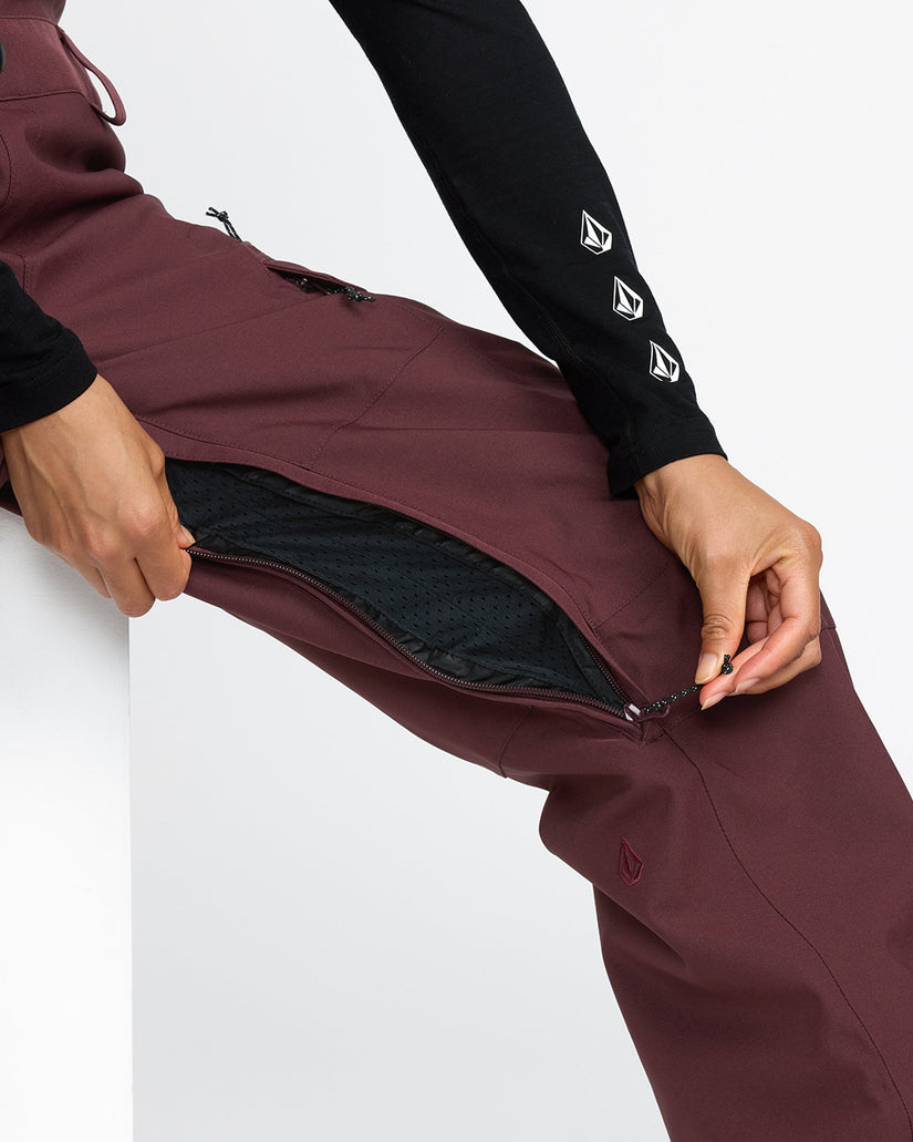 Creston 3D Stretch Latzhose - Oxblood
