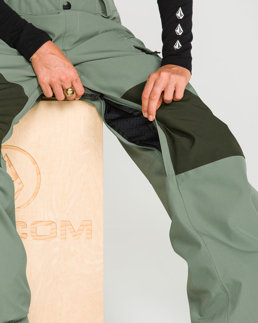 Creston 3D Stretch 15K Latzhose - Light Green