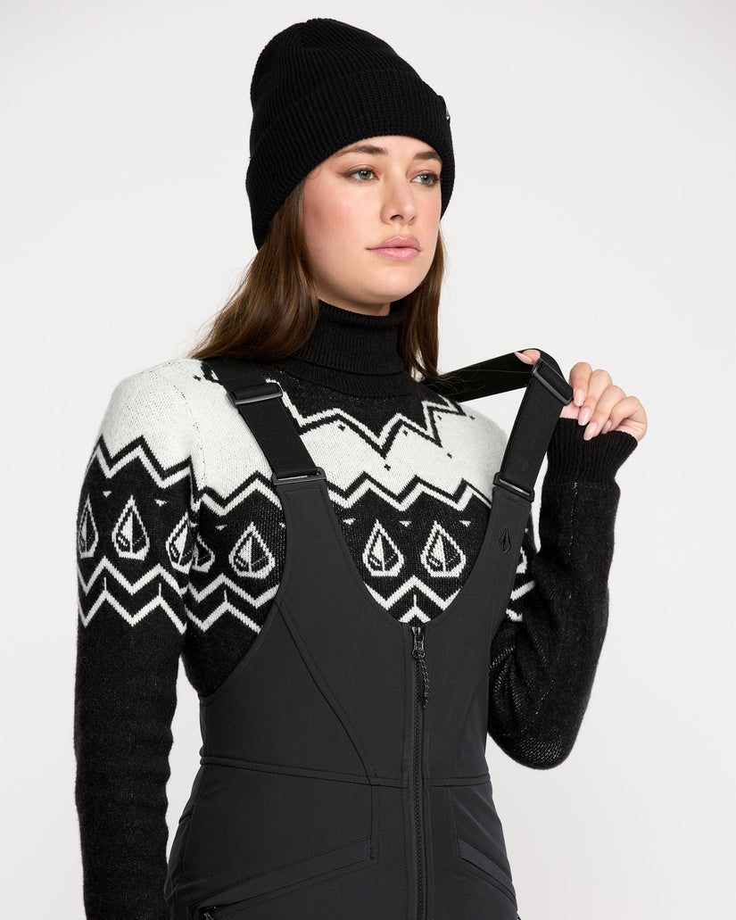 Battle Stretch Latzhose - Black