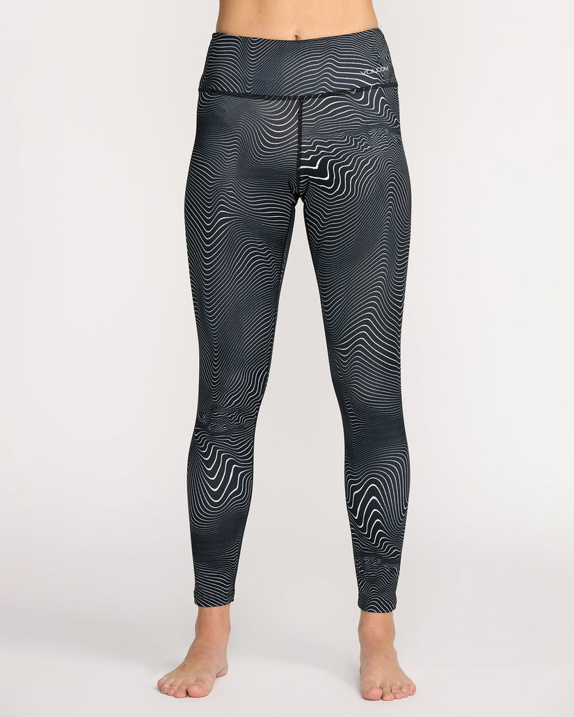 W V-Science Basisschicht-Leggings - Black White
