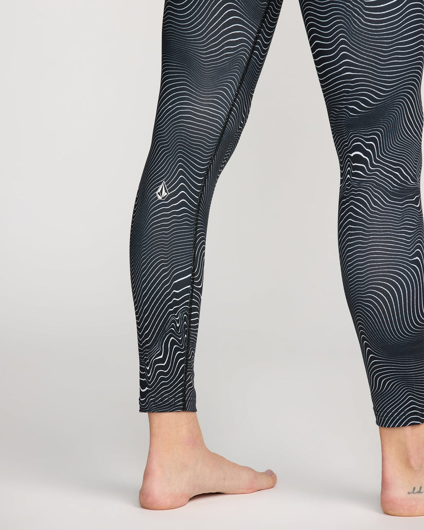 W V-Science Basisschicht-Leggings - Black White