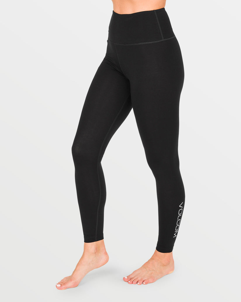 W Merino Blend Basisschicht-Hose - Black