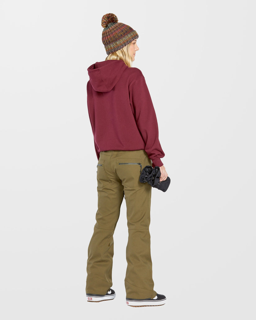 Costus Fleece Kapuzenpullover - Burgundy