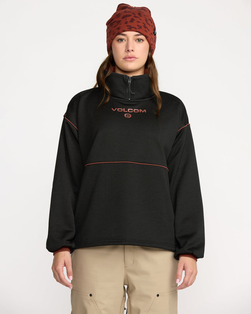Hydro 1/4 Zip Sweatshirt - Black