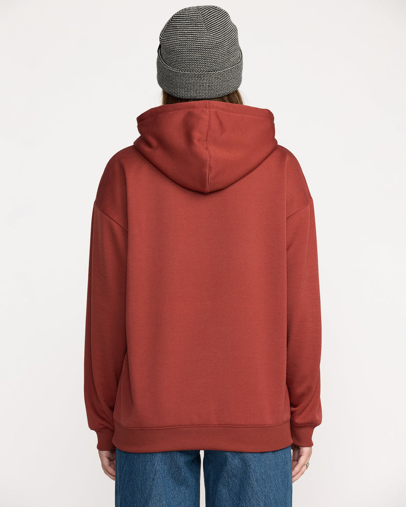 Essential Hydro Kapuzenpullover - Henna