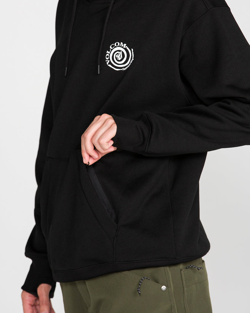 Riding Hydro Kapuzenpullover - Black