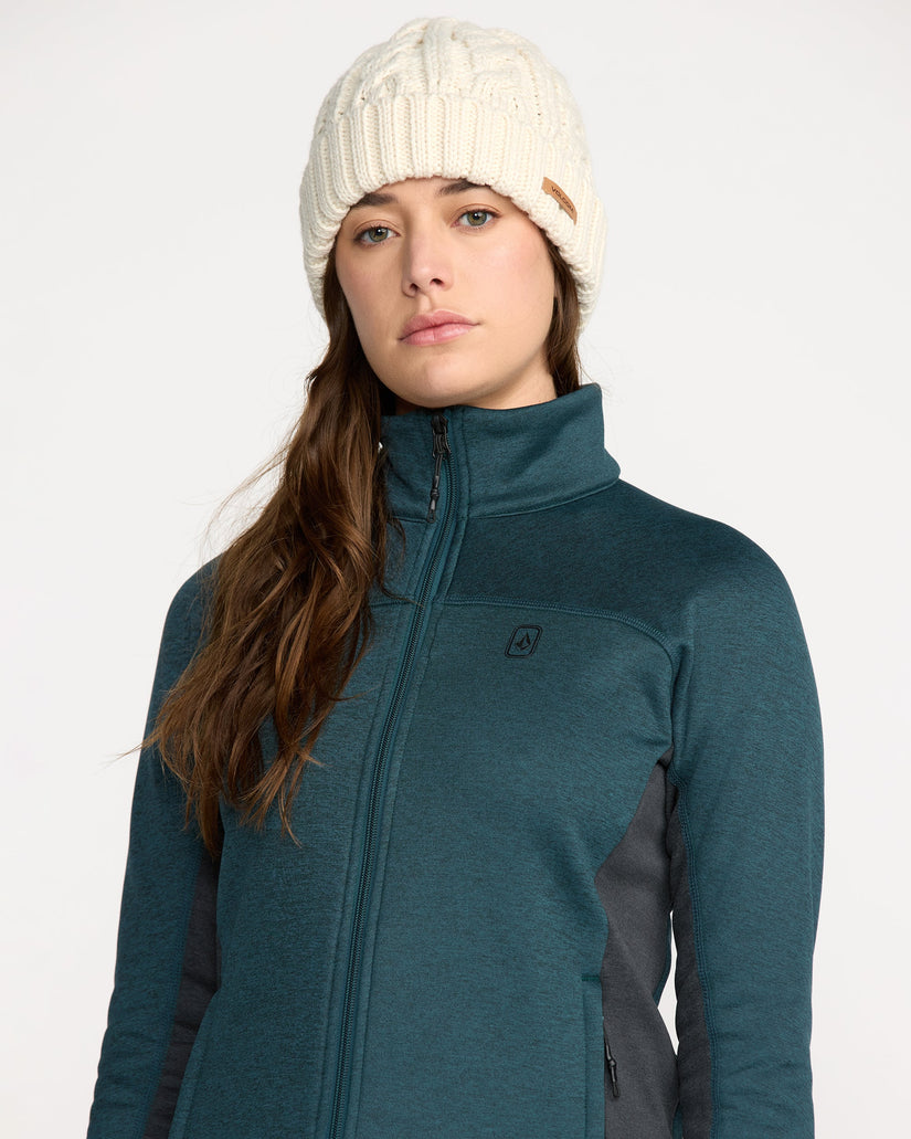 Frostbyte Full Zip Sweatshirt - Atlantic Deep