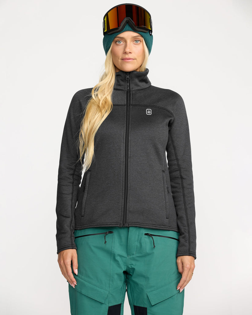 Frostbyte Full Zip Sweatshirt - Black