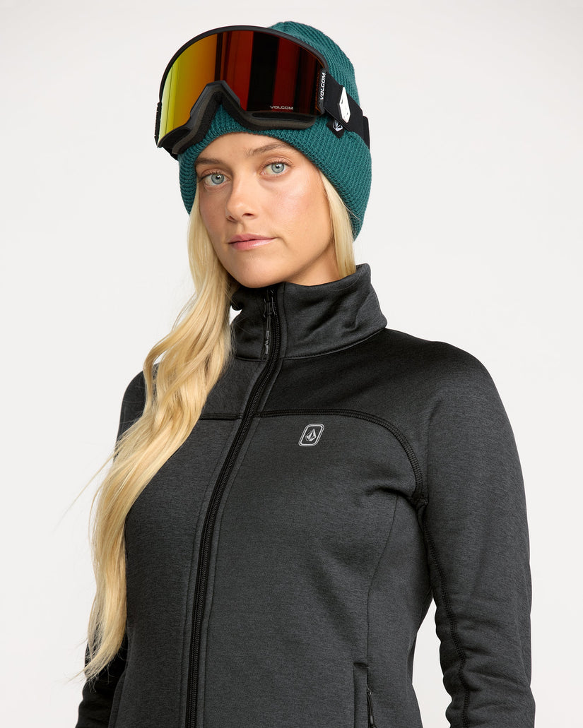 Frostbyte Full Zip Sweatshirt - Black