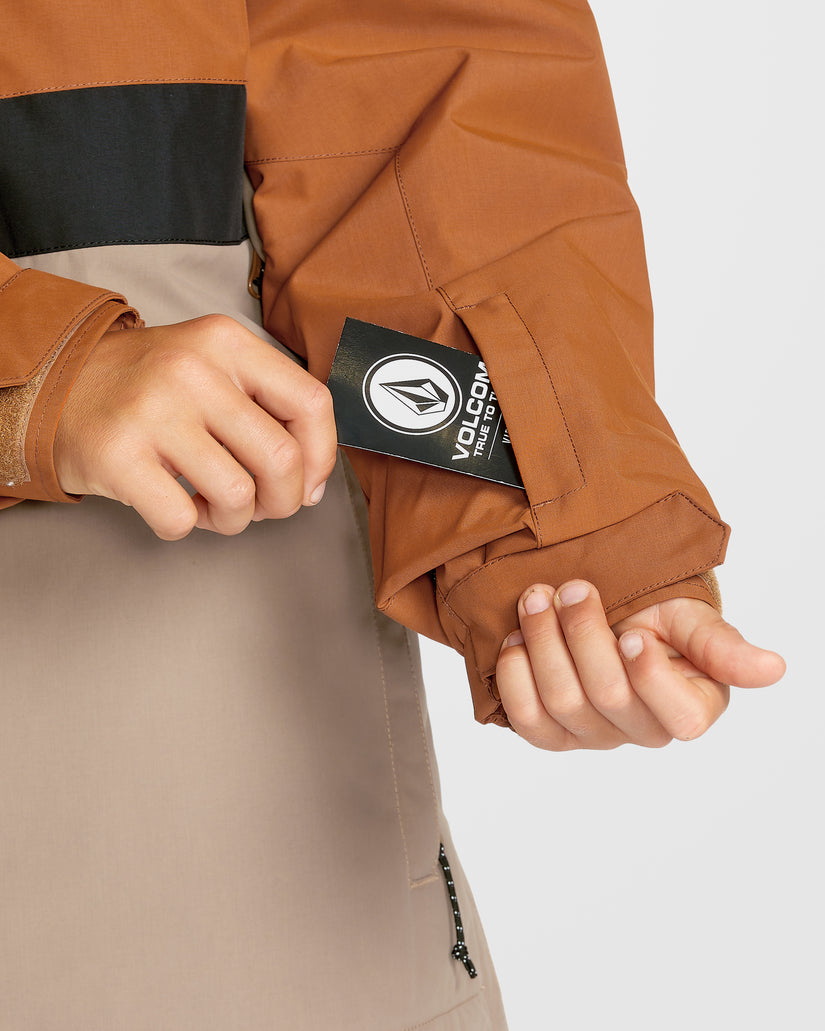 Sluff Insulated Jacke - Caramel - (KINDER)