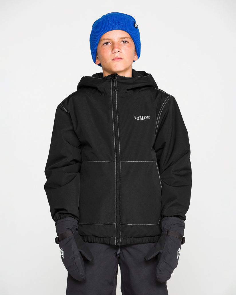 Chaos Insulated 10K Jacke - Black - (KINDER)