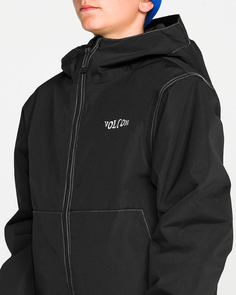 Chaos Insulated 10K Jacke - Black - (KINDER)