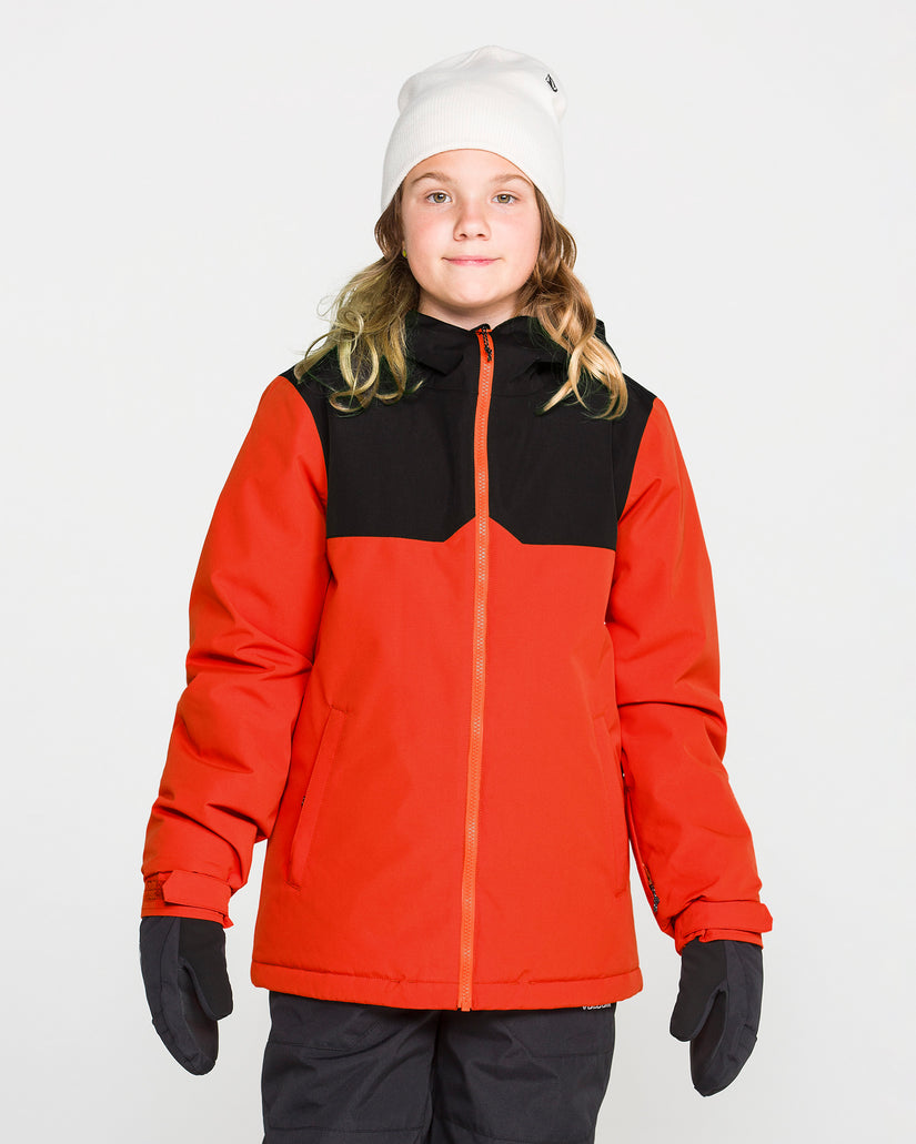 Stone.91 Insulated 10K Jacke - Orange - (KINDER)