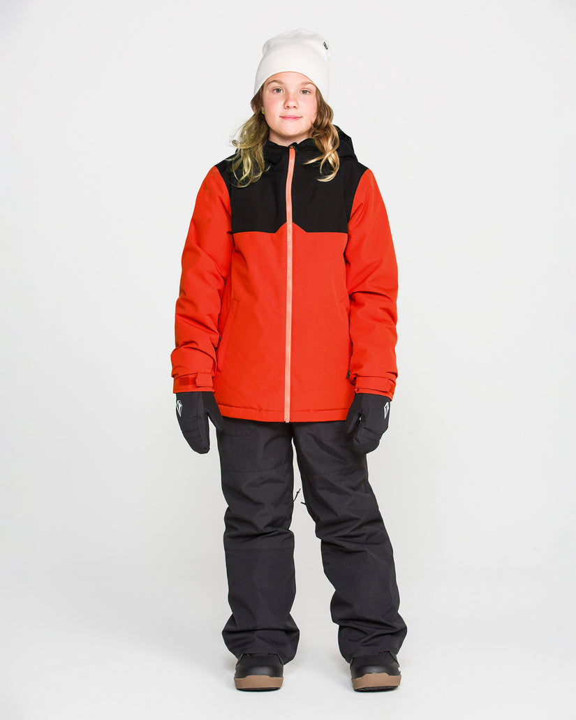 Stone.91 Insulated 10K Jacke - Orange - (KINDER)