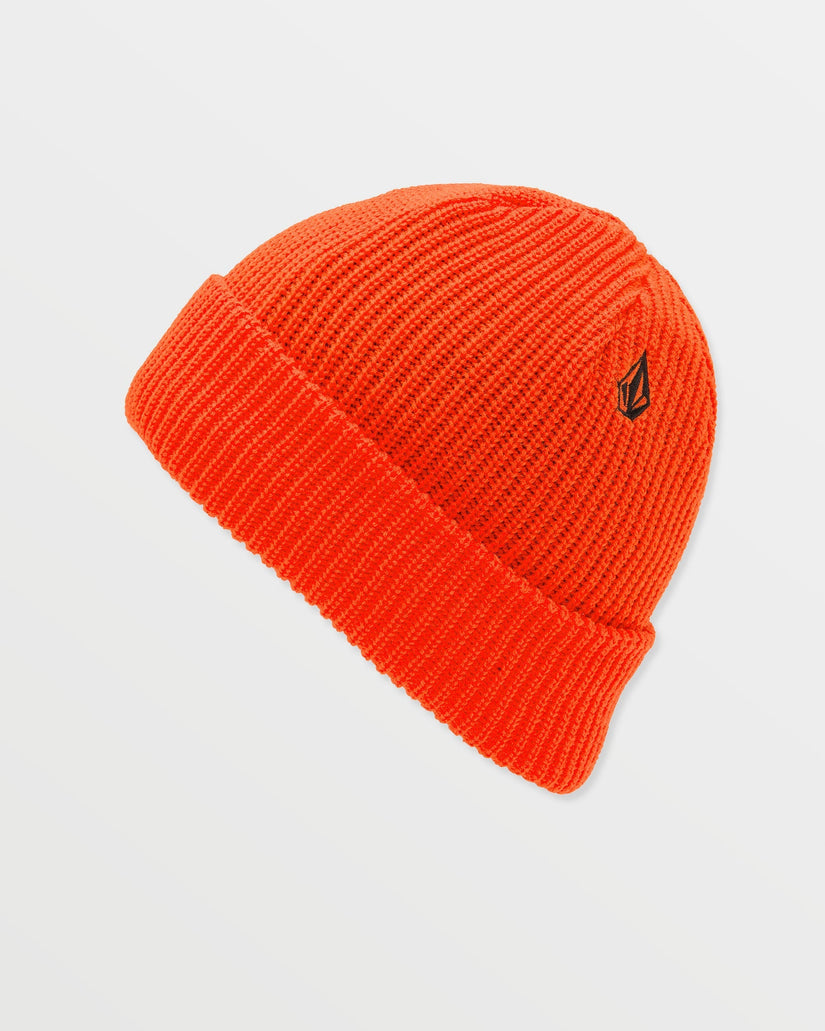 Sweep Lined Beanie - Orange Shock
