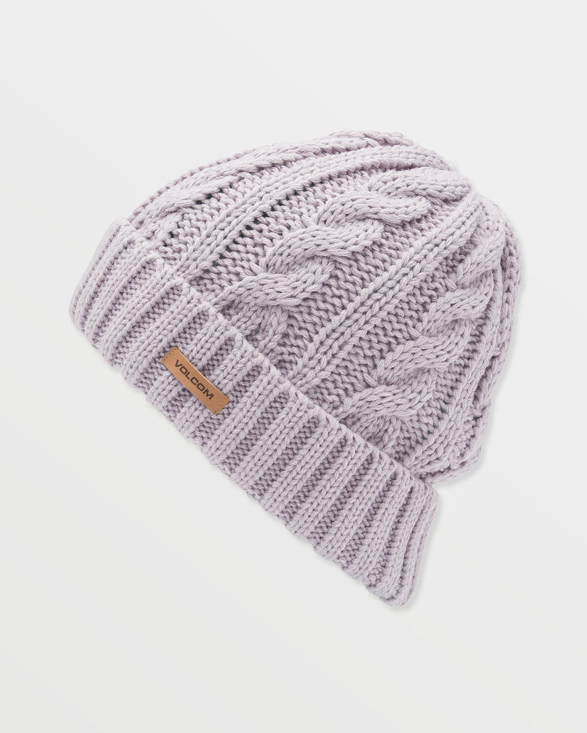 Stone Knit Beanie - Lavender Aura