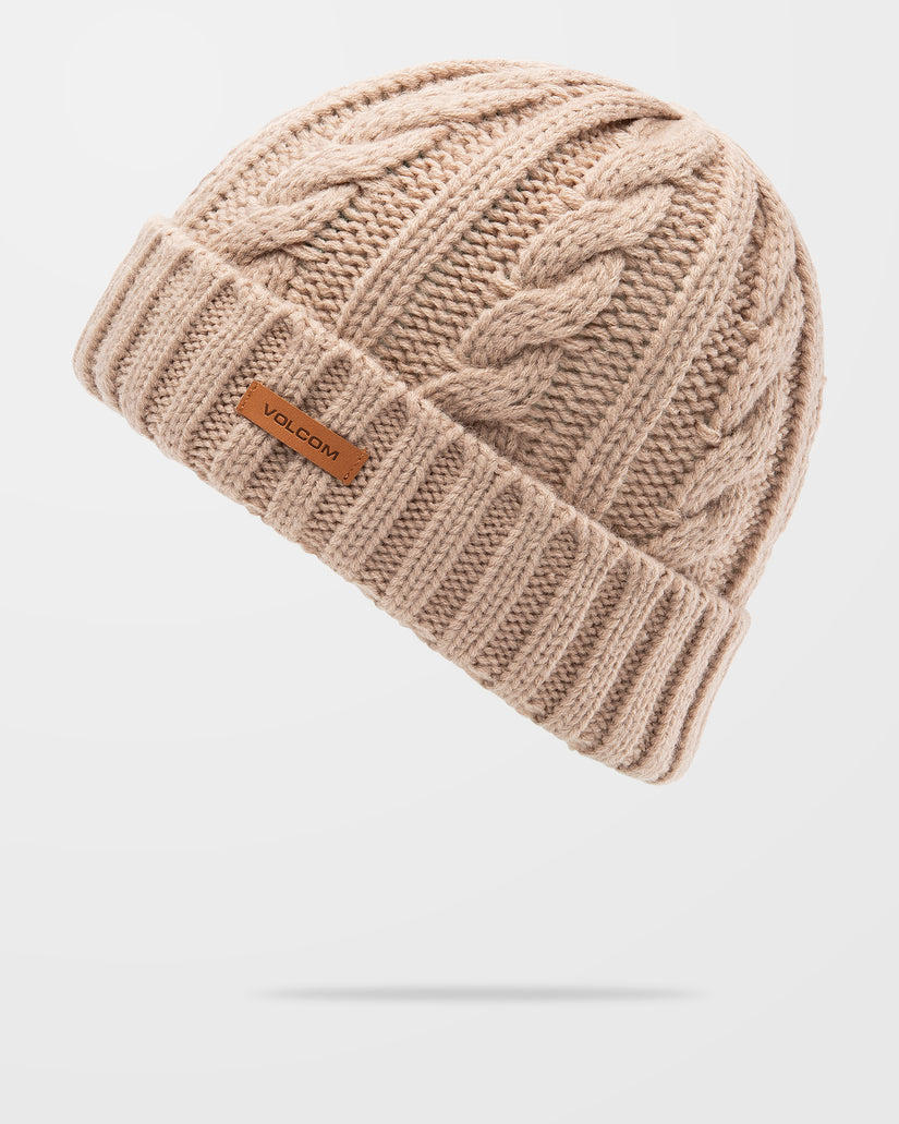 Stone Knit Beanie - Khaki