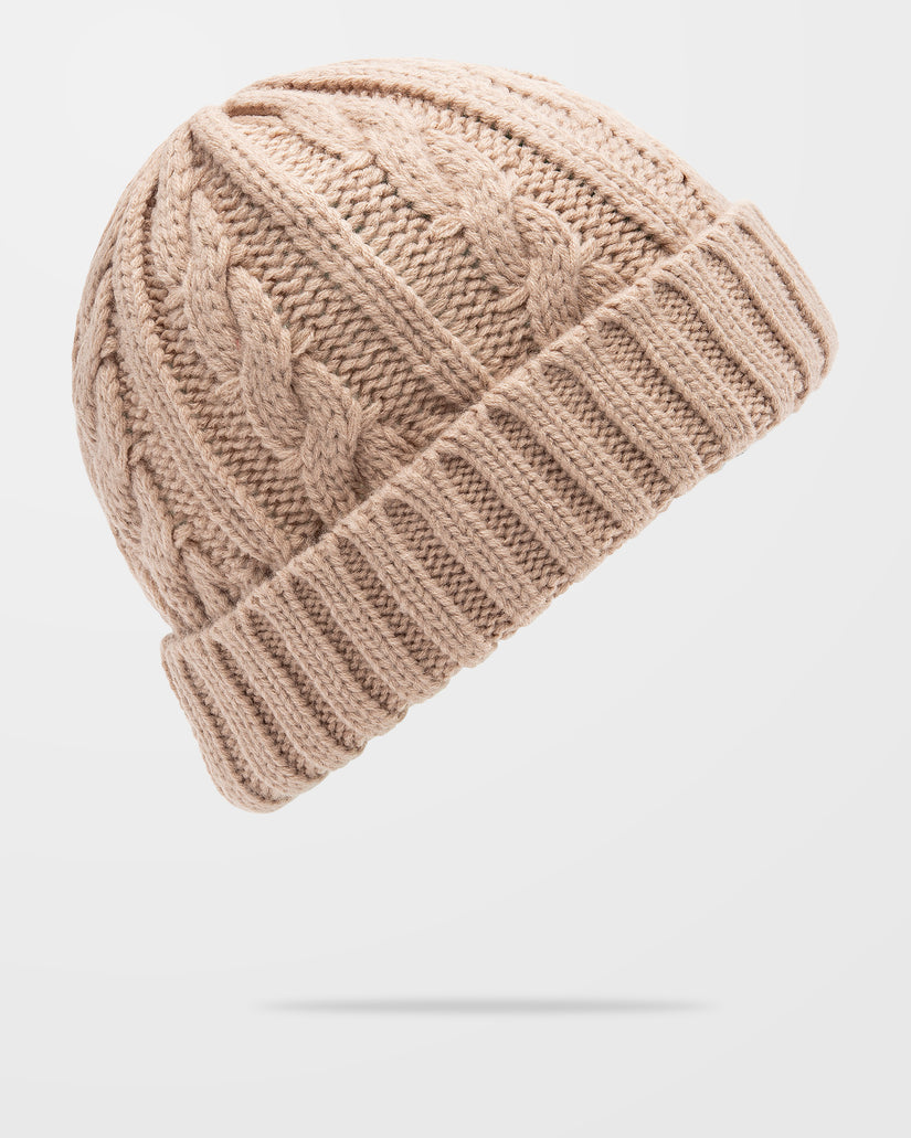 Stone Knit Beanie - Khaki