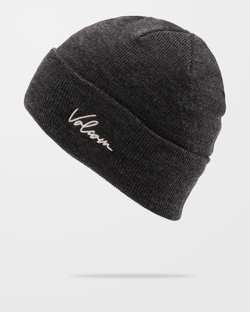 Scripted Beanie - Black