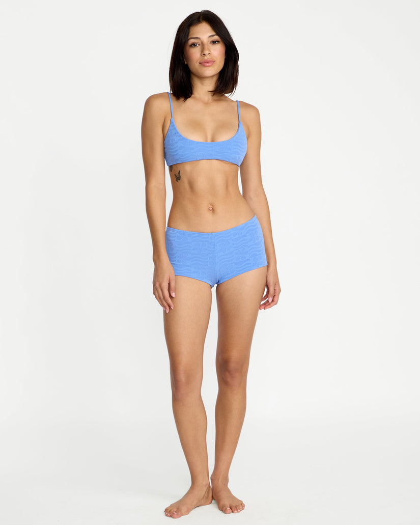 Coco Surf Short Bikinihose - Light Blue Acid