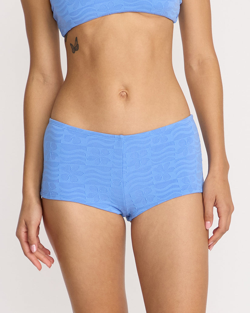 Coco Surf Short Bikinihose - Light Blue Acid