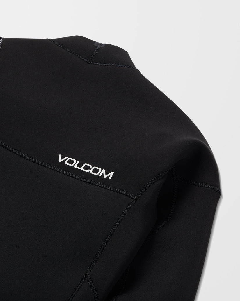 4/3Mm Chest Zip Neoprenanzug - Black