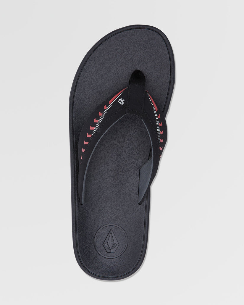 Jack Robinson Sandalen - BLACK RED