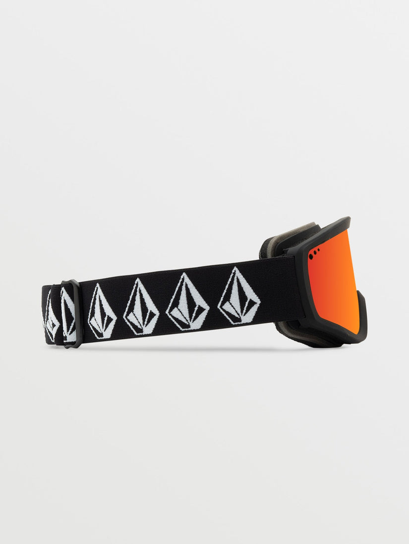 Attunga Youth Matte Black Stone Goggle (+ Bonus Lens - Yellow) - RED CHROME (VG0923502_RDCH) [1]