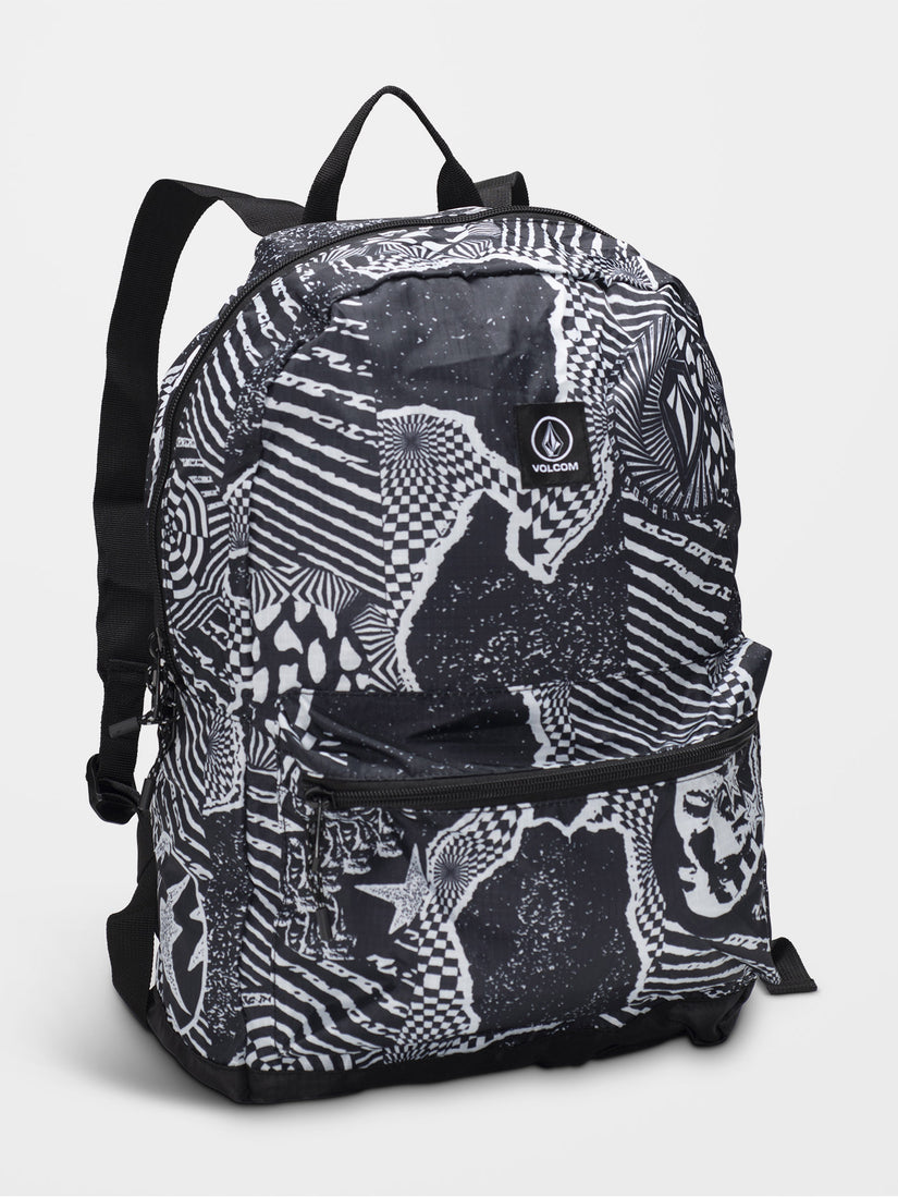 Bt Packable Rucksack - Black/White