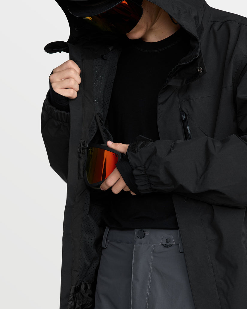 L Insulated Gore-Tex Jacke - Black