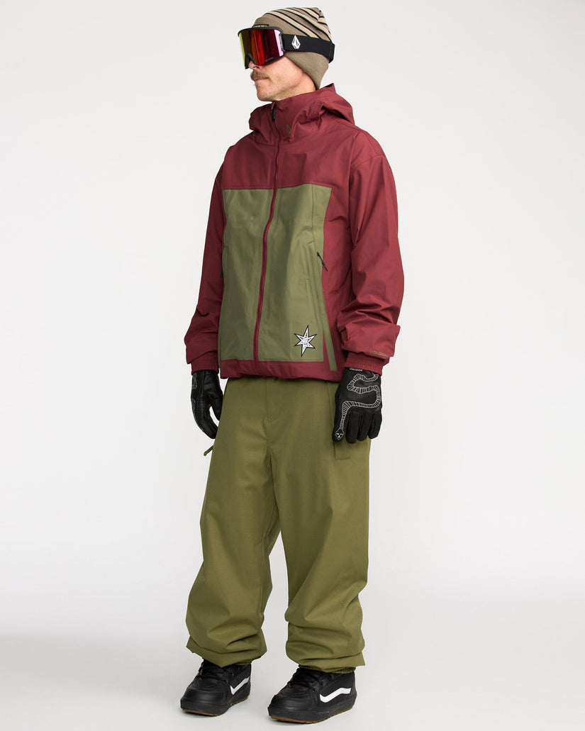 Arthur 3L Jacke - Burnt Red