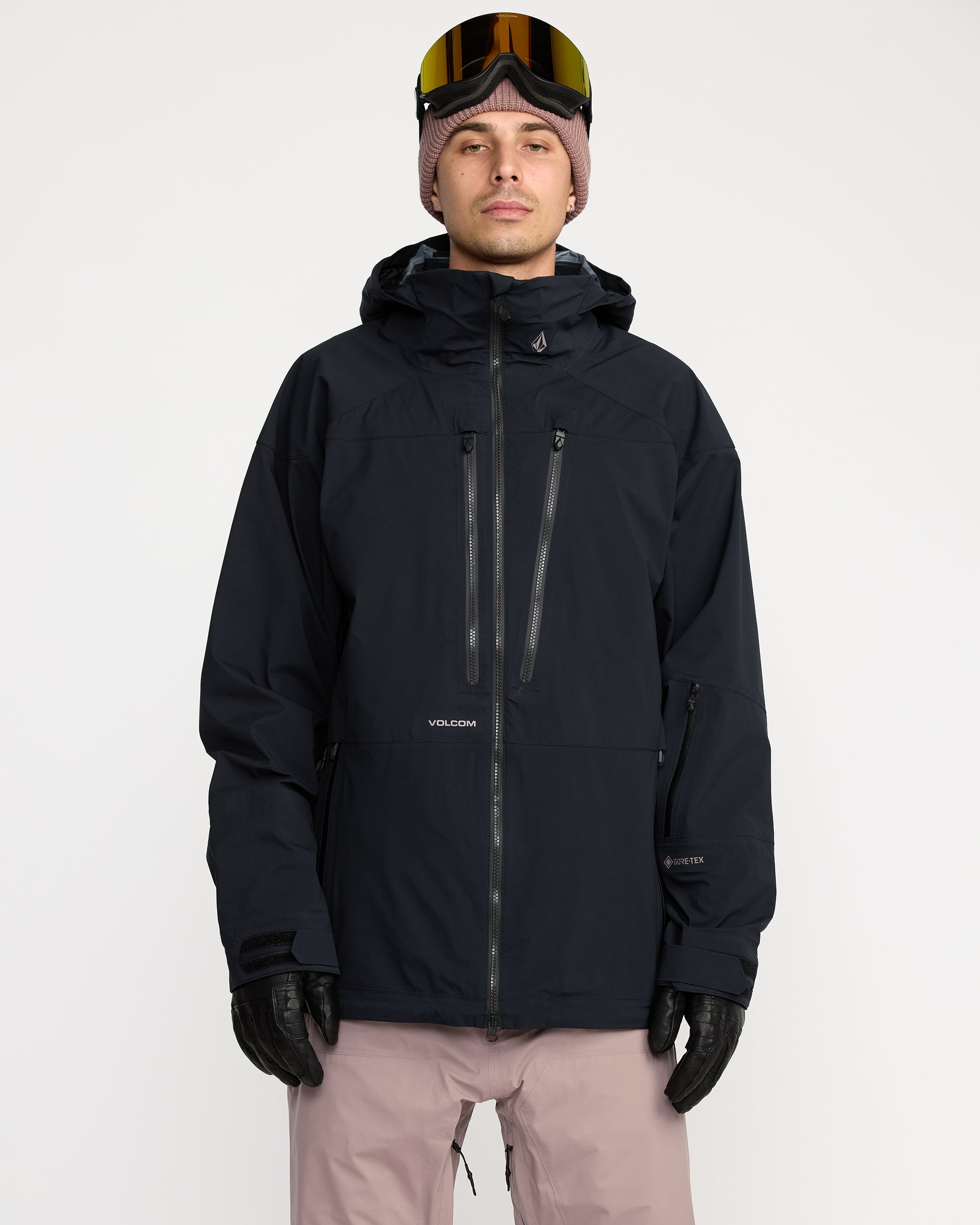 スノーボード VOLCOM Guch Stretch GORE JACKET Guch Stretch Gore-tex Jacke - Black - Herren - Volcom Deutschland