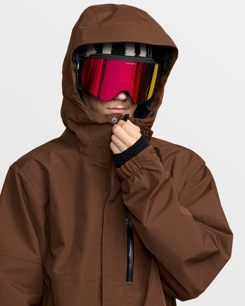 L Insulated Gore-Tex Jacke - Brown